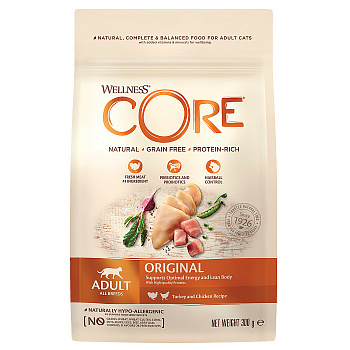 CORE Корм для кошек Индейка курица