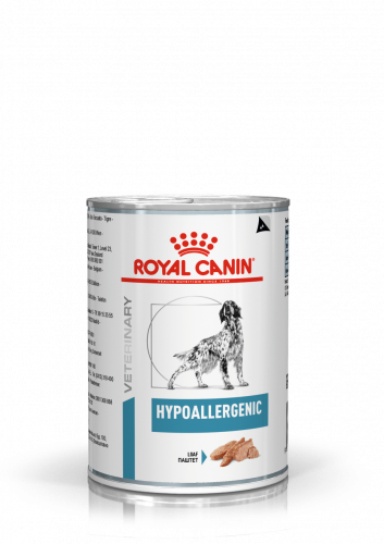 ROYAL CANIN Hypoallergenic Консервы д/собак Диета (при аллергии) ж/б 400г
