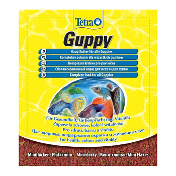 TETRA Guppy Flakes Корм для гуппи 12 г