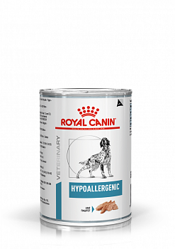 ROYAL CANIN Hypoallergenic Консервы д/собак Диета (при аллергии) ж/б 400г