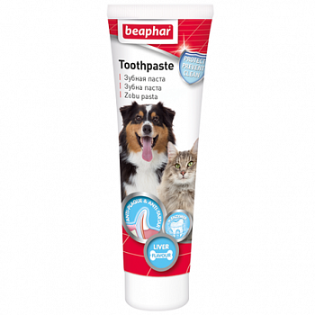 BEAPHAR Toothpaste Зубная паста для кошек и собак со вкусом печени 100 г