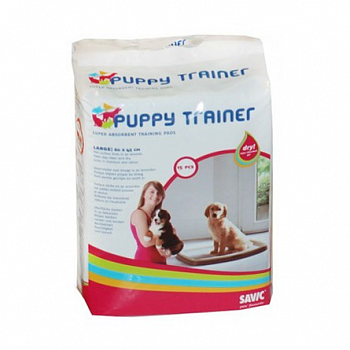 SAVIC Puppy Trainer L Пелёнки для щенков крупных пород 60х45 см 15 шт